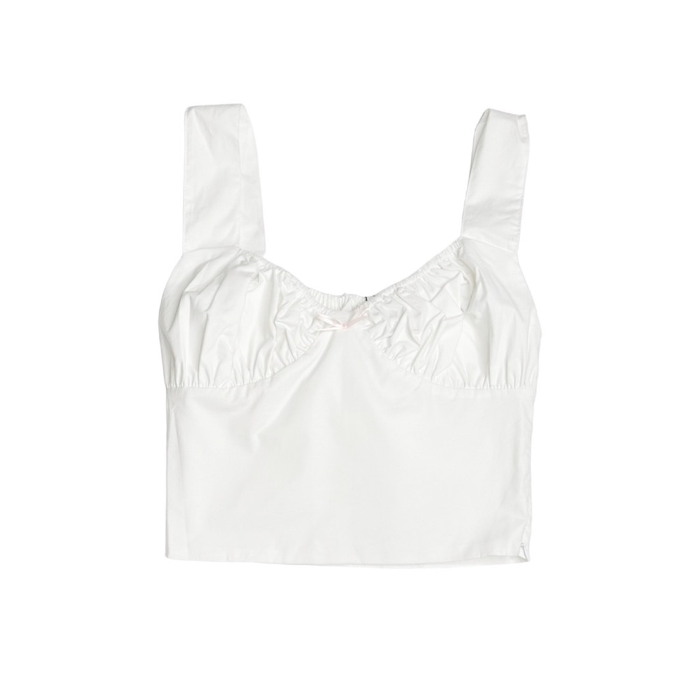 WITH JÉAN Bridgette Top - White